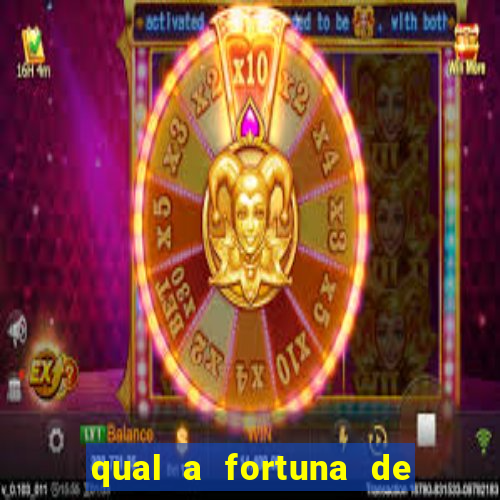 qual a fortuna de raiam santos